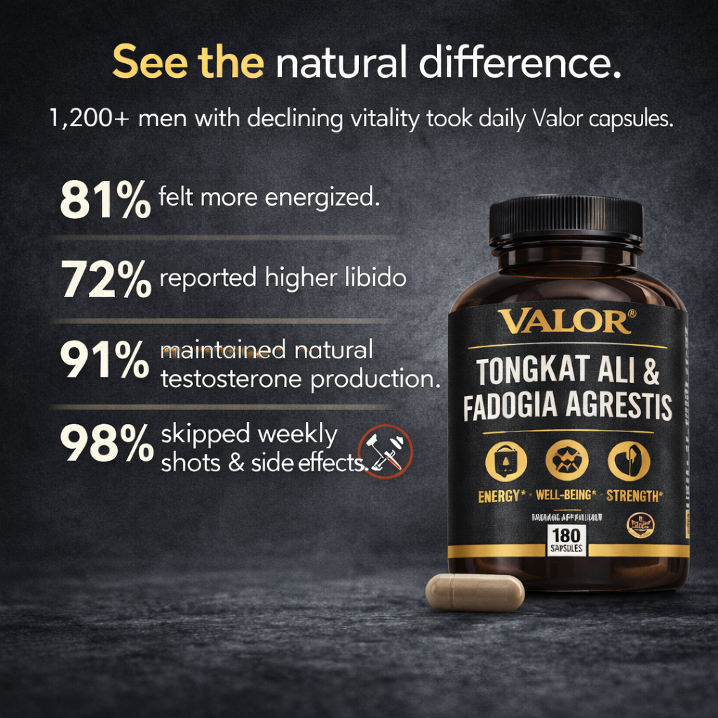Valor Support Capsules - Tongkat Ali + Fadogia Agrestis