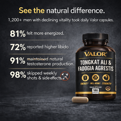 Valor Support Capsules - Tongkat Ali + Fadogia Agrestis